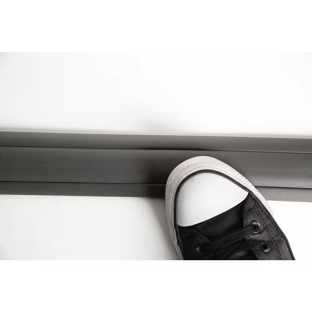 15 Ft. Cord Protector with 3-Channel, Dark Gray